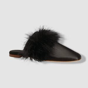 Sleeper Manon Mules With Detachable Feathers - 37